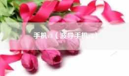 手机v3（波导手机v3）