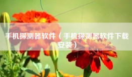 手机探测器软件（手机探测器软件下载安装）