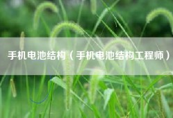 手机电池结构（手机电池结构工程师）