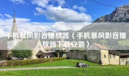 手机暴风影音播放器（手机暴风影音播放器下载安装）