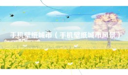 手机壁纸城市（手机壁纸城市风景）