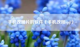 手机改图片的软件（手机改图app）