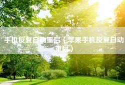 手机反复自动重启（苹果手机反复自动重启）