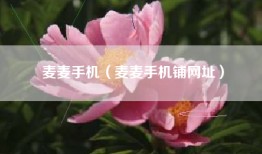 麦麦手机（麦麦手机铺网址）