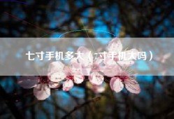 七寸手机多大（7寸手机大吗）