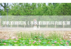 手机拍摄防抖（手机拍摄防抖功能在哪里）