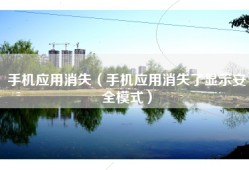 手机应用消失（手机应用消失了显示安全模式）