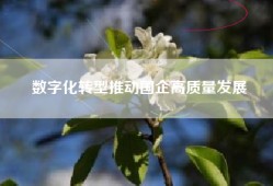 数字化转型推动国企高质量发展