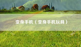 变身手机（变身手机玩具）