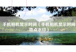 手机相机显示时间（手机相机显示时间地点水印）