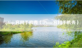 iphone官网手机壳（iPhone官网手机壳）