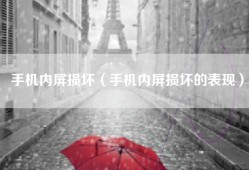 手机内屏损坏（手机内屏损坏的表现）