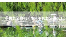 手机怎么换机（小米手机怎么换机）