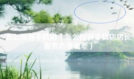 怎么投诉手机店（怎么投诉手机店店长服务态度很差）