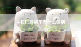 4s和汽贸买车有什么区别