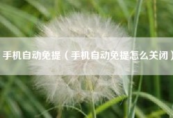 手机自动免提（手机自动免提怎么关闭）