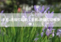 手机u连接打印机（手机u连接打印机步骤）