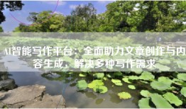 AI智能写作平台：全面助力文章创作与内容生成，解决多种写作需求