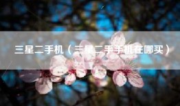 三星二手机（三星二手手机在哪买）