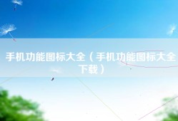 手机功能图标大全（手机功能图标大全下载）