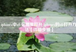 iphonex中nfc在哪里打开 iphonex的nfc打开方法【详细步骤】