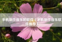 手机制作音乐的软件（手机制作音乐软件推荐）