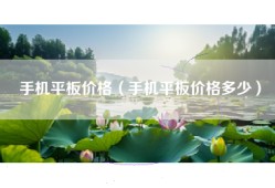 手机平板价格（手机平板价格多少）