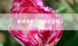 传颂手机（传颂怎么写）