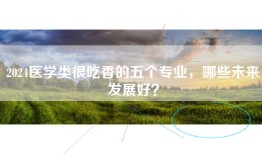 2024医学类很吃香的五个专业，哪些未来发展好？