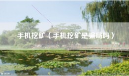 手机挖矿（手机挖矿是骗局吗）