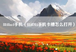 8848m4手机（8848M4手机卡槽怎么打开）
