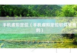 手机虚拟定位（手机虚拟定位软件免费的）