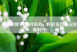 苹果开放NFC支付芯片，开启支付多元化新时代