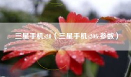 三星手机s20（三星手机s20fe参数）