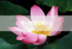 碰一碰支付是什么