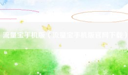 流量宝手机版（流量宝手机版官网下载）