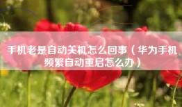 手机老是自动关机怎么回事（华为手机频繁自动重启怎么办）