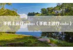 手机上运行windows（手机上运行windos）