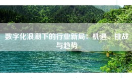 数字化浪潮下的行业新局：机遇、挑战与趋势