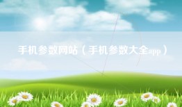 手机参数网站（手机参数大全app）