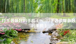 打王者最好的手机（2021打王者荣耀最好的手机）