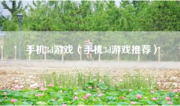 手机3d游戏（手机3d游戏推荐）
