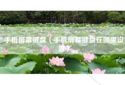 手机屏幕键盘（手机屏幕键盘在哪里设置）