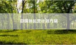 自媒体运营计划方案