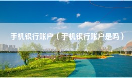 手机银行账户（手机银行账户是吗）