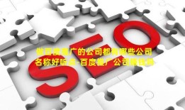 做百度推广的公司都有哪些公司名称好听点-百度推广公司赚钱吗