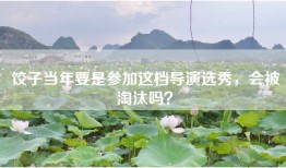 饺子当年要是参加这档导演选秀，会被淘汰吗？