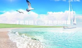 vivo手机寻回（vivo手机寻回网址）