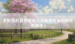 手机照片备份软件（手机照片备份软件有哪些）