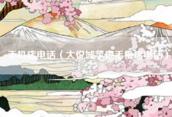 手机店电话（大悦城苹果手机店电话）